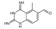 2,4-diamino-5-methylquinazoline-6-carbaldehyde结构式