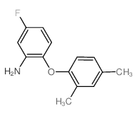 2-(2,4-Dimethylphenoxy)-5-fluoroaniline结构式