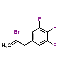 5-(2-Bromo-2-propen-1-yl)-1,2,3-trifluorobenzene Structure