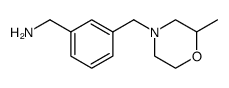 Benzenemethanamine, 3-[(2-methyl-4-morpholinyl)methyl] Structure