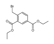 diethyl 4-(bromomethyl)isophthalate结构式