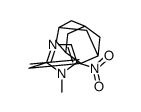2-(2-adamantylidenemethyl)-1-methyl-5-nitroimidazole结构式