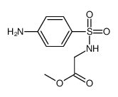 methyl 2-[(4-aminophenyl)sulfonylamino]acetate Structure