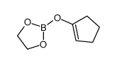 2-(cyclopenten-1-yloxy)-1,3,2-dioxaborolane Structure