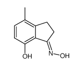 7-hydroxy-4-methyl-1-indanone oxime Structure