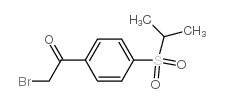 2-BROMO-1-(4-(ISOPROPYLSULFONYL)PHENYL)ETHANONE Structure