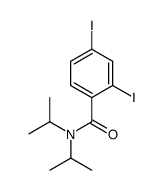 2,4-diiodo-N,N-diisopropylbenzamide结构式