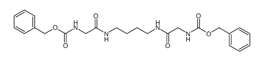 N,N'-Bis-(N-benzyloxycarbonyl-glycyl)-tetramethylendiamin结构式