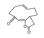 (4Z,9E)-11-Oxabicyclo<8.3.0>trideca-4,9-dien-8,12-dion结构式