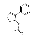 5-Acetoxy-1-phenyl-cyclopenten-(1)结构式