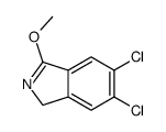 5,6-dichloro-3-methoxy-1H-isoindole结构式
