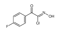 Benzeneethanimidoyl chloride, 4-fluoro-N-hydroxy-alpha-oxo- (9CI) Structure