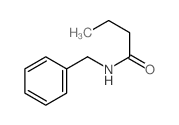 Butanamide,N-(phenylmethyl)- structure