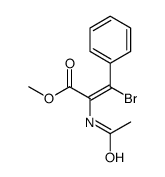 methyl (Z)-2-acetamido-3-bromo-3-phenylprop-2-enoate结构式