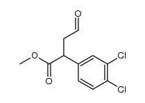 2-(3,4-dichloro-phenyl)-4-oxo-butyric acid methyl ester Structure