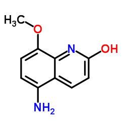 5-Amino-8-methoxy-2-quinolinol Structure