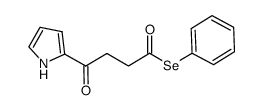 phenyl 4-oxo-4-(1H-pyrrol-2-yl)butaneselenoate Structure