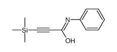N-phenyl-3-trimethylsilylprop-2-ynamide结构式