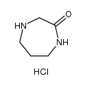 1,4-二氮杂环庚烷-2-酮盐酸盐结构式