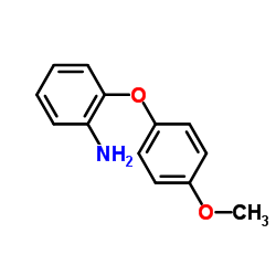 2-(4-甲氧苯氧基)苯胺结构式