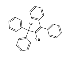 1-benzhydrylidene-2,2-diphenyl-ethanediyl disodium结构式