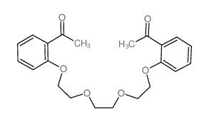 Ethanone, 1,1'-[1,2-ethanediylbis(oxy-2,1-ethanediyloxy-2,1-phenylene)]bis- (en) Structure