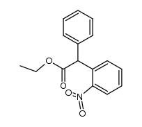 ethyl α-(2-nitrophenyl)phenylacetate Structure