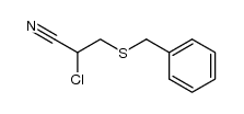 chloro-2 thiobenzyl-3 propionitrile结构式