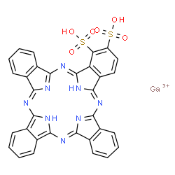 gallium disulfophthalocyanine structure