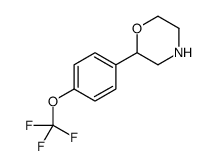 2-(4-(TRIFLUOROMETHOXY)PHENYL)MORPHOLINE Structure