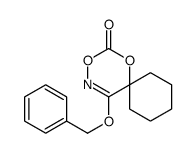 5-phenylmethoxy-1,3-dioxa-4-azaspiro[5.5]undec-4-en-2-one结构式