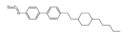 4'-Isothiocyanato-4-[2-(4-pentyl-cyclohexyl)-ethyl]-biphenyl Structure