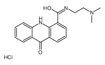 N-[2-(dimethylamino)ethyl]-9-oxo-10H-acridine-4-carboxamide,hydrochloride结构式