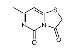thiazolo<3,2-c>-7-methylpyrimidin-5-one Structure