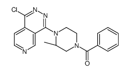 [(3R)-4-(1-氯吡啶并[3,4-d]吡嗪-4-基)-3-甲基-1-哌嗪]苯基甲酮结构式