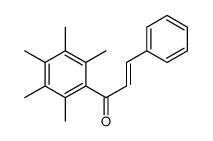 1-(2,3,4,5,6-pentamethylphenyl)-3-phenylprop-2-en-1-one Structure
