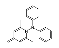 2,6-dimethyl-4-methylidene-N,N-diphenylpyridin-1-amine结构式