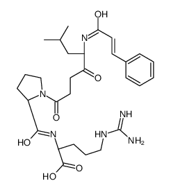 cinnamido-2-methyl-5-oxoheptanoyl-prolyl-arginine Structure