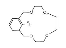 [2-(2)H]-1,3-xylyl-15-crown-4 Structure