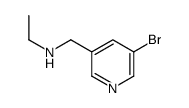 N-((5-bromopyridin-3-yl)methyl)ethanamine Structure