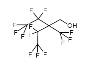 3,3,4,4,4-pentafluoro-2-pentafluoroethyl-2-trifluoromethylbutanol结构式