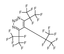 4,5,6-tris(1,1,1,2,3,3,3-heptafluoropropan-2-yl)triazine Structure