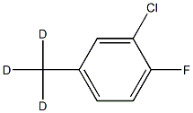 2-Fluoro-5-(methyl-d3)-chlorobenzene结构式