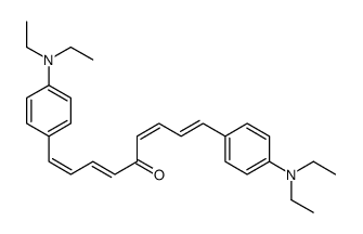 1,9-bis[4-(diethylamino)phenyl]nona-1,3,6,8-tetraen-5-one Structure