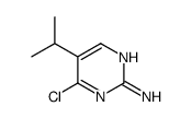 4-chloro-5-propan-2-ylpyrimidin-2-amine结构式