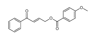 (E)-4-oxo-4-phenylbut-2-en-1-yl 4-methoxybenzoate结构式