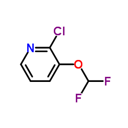 2-氯-3-二氟甲氧基吡啶结构式