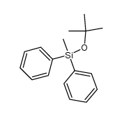 tert-butoxy(methyl)diphenylsilane结构式