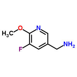 C-(5-Fluoro-6-Methoxy-pyridin-3-yl)-Methylamine结构式