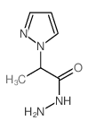 2-(1H-pyrazol-1-yl)propanohydrazide(SALTDATA: FREE) Structure